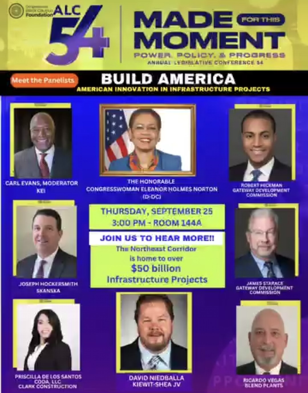 Build America panel — ALC 54 Made For This Moment